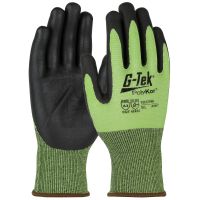 G-Tek Polykor Hi-Vis Coated Cut Resistant Gloves