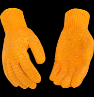 Kinco Hi-Vis Orange Knit with PVC WEBBING