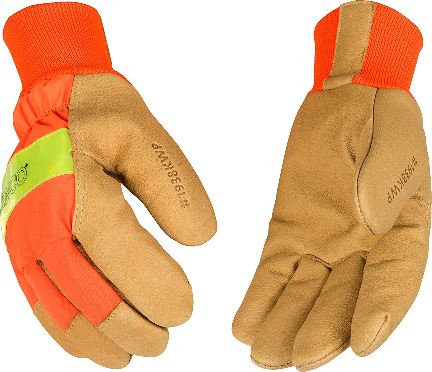 Kinco 1412W-M Womens Suede Pigskin Palm with Safety Cuff Gloves Medium 
