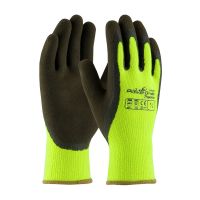 POWERGRAB Thermo Hi-Vis Microfinish Grip Lime Gloves